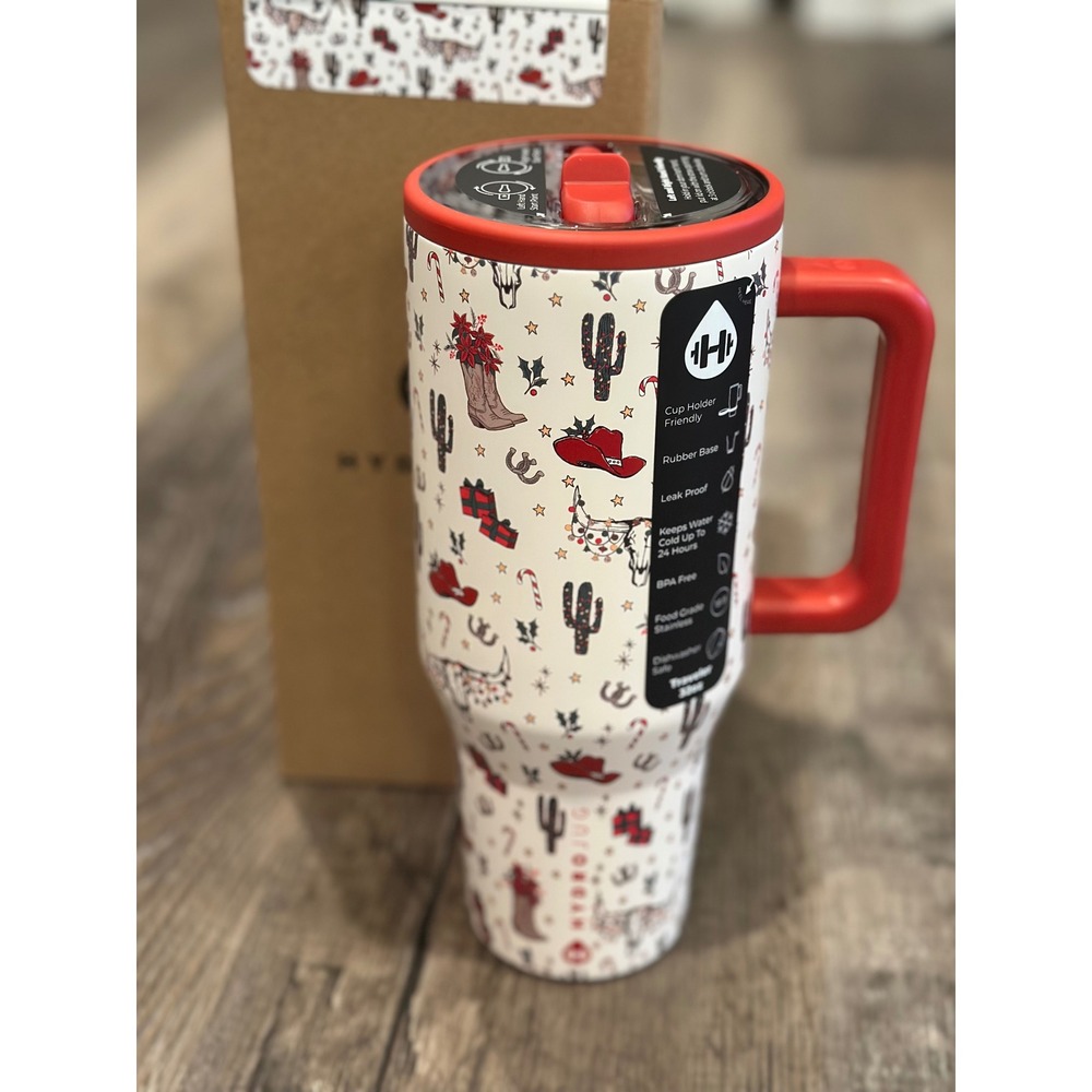 HydroJug Traveler 32oz Tumbler Cowboy Christmas Western Limited Edition